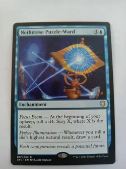 Netherese Puzzle-Ward #17 (NM) Forgotten Realms AFC Magic MTG - Image 1