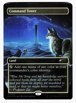 Command Tower #7063 (NM) (Rainbow Foil) Secret Lair Avatar SLD MTG - Image 1