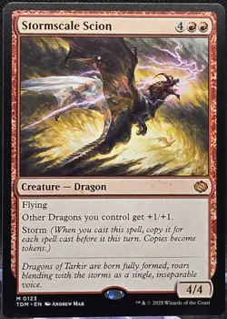 Stormscale Scion #123 Tarkir: Dragonstorm Regular Mythic - Image 1