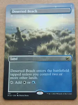 Deserted Beach Borderless Innistrad Midnight Hunt Regular - Image 1
