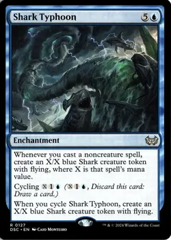 NM - Shark Typhoon R Commander: Duskmourn: House of Horror 127 - Image 1