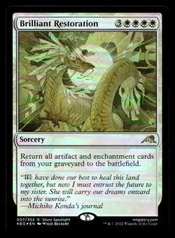 Brilliant Restoration 7 Foil R Kamigawa: Neon Dynasty - Image 1