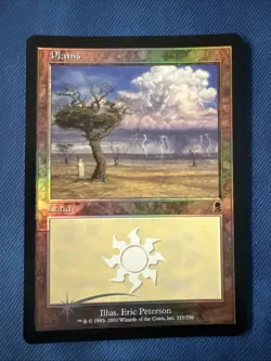 *Foil* Plains (Set# 333) Odyssey MTG - Image 1