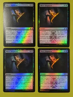 FOIL Illicit Shipment x4 Streets of New Capenna 4x Magic the Gathering MTG - Image 1