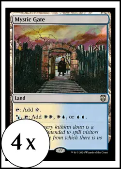 MTG - 4 x Mystic Gate - Modern Horizons 3 Commander - Playset 4x x4 - Image 1