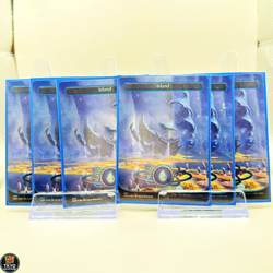 6x LOT ISLAND BORDERLESS LAND (GALAXY FOIL) UNFINITY MTG MAGIC THE GATHERING 487 - Image 1