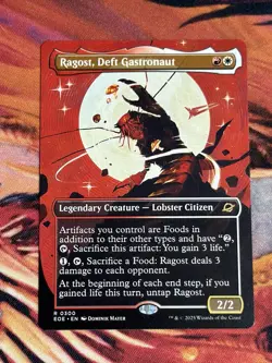 Magic Gathering MTG #0300 Ragost, Deft Gastronaut Borderless Edge of Eternities - Image 1