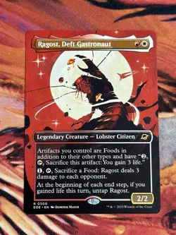 Magic Gathering MTG #0300 Ragost, Deft Gastronaut Borderless Edge of Eternities - Image 2