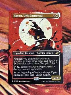 Magic Gathering MTG #0300 Ragost, Deft Gastronaut Borderless Edge of Eternities - Image 3