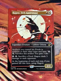 Magic Gathering MTG #0300 Ragost, Deft Gastronaut Borderless Edge of Eternities - Image 4