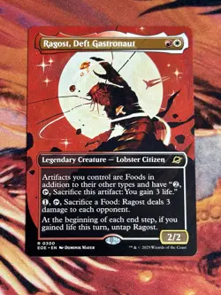 Magic Gathering MTG #0300 Ragost, Deft Gastronaut Borderless Edge of Eternities - Image 5