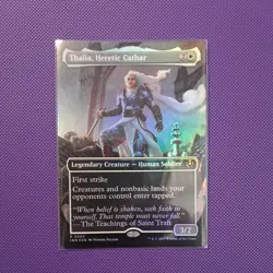 Thalia, Heretic Cathar - Borderless Foil - #300 - Innistrad Remastered -NM-M - Image 1