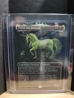 Emiel the Blessed Borderless Foil Art Double Masters 2022 #338 - Image 1