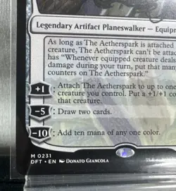 Magic The Gathering (MTG): The Aetherspark #231 Aetherdrift Regular - Image 5