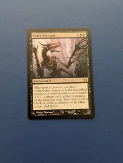 MTG Grave Betrayal: Return to Ravnica #67 - NM-MT - Image 1