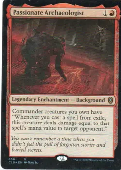 MTG: Commander Legends: Baldur's Gate: Foil Passionate Archaeologist: LP Con - Image 1