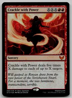 Crackle with Power M Strixhaven: School of Mages 95 NM - Image 1