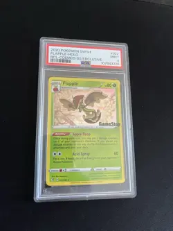 Flapple 022/192 PSA 9 MINT Holo Rare GameStop Stamped Promo Pokemon Cards - Image 1