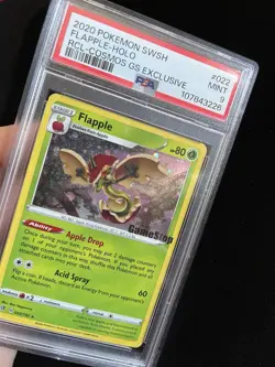 Flapple 022/192 PSA 9 MINT Holo Rare GameStop Stamped Promo Pokemon Cards - Image 2