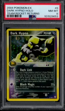 Pokemon TCG Dark Hypno Team Rocket Returns PSA 8 - Image 1
