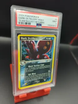 2004 Pokemon EX Dark Octillery #8 Holo Ex Team Rocket Returns PSA 9 MINT - Image 3