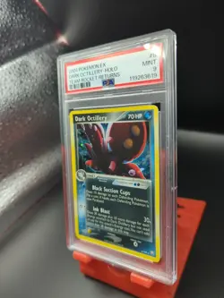 2004 Pokemon EX Dark Octillery #8 Holo Ex Team Rocket Returns PSA 9 MINT - Image 4