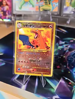 Pokemon TCG Charizard Reverse Holo No.006 Neo 2 Promo 1996 Japanese - Image 1