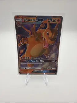 Pokemon TCG Charizard GX Full Art Holo Card SM211 Sun & Moon Black Star Promo - Image 1