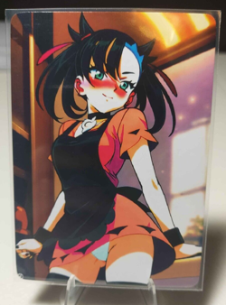 Marnie Full Art Goddess Story Pokemon Waifu Trading Card - Image 1