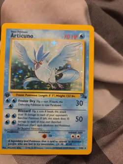 Pokemon Articuno 1st Edition Fossil Holo 2/62 NM - Image 5