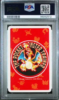 1996 POKEMON RED VERSION PLAYING CARDS 4 OF CLUBS #146A MOLTRES PSA 10 - Image 2