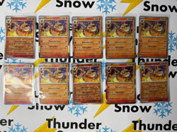 ⚡❄ Pokemon TCG ENGLISH Lot of 10 - We Combine 🛳 🇺🇸 #241 Flareon Holo - Image 1