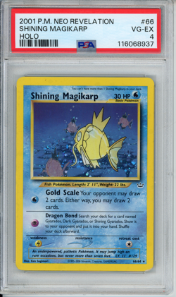 Shining Magikarp 66/64 Neo Revelation Holo for sale online - Image 1