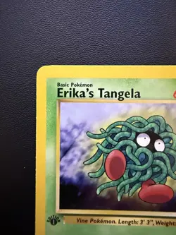 Pokemon TCG Erika's Tangela 79/132 1st Edition WOTC Gym Heroes LP 79/132 - Image 2