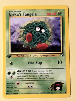 Pokemon TCG | Erika's Tangela 79/132 Regular 1st Edition Common | Gym Heroes - Image 2