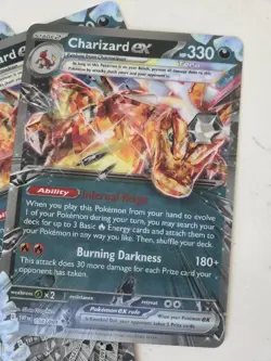 Lot of 5x Jumbo Lenticular Charizard ex - 054/091 - SVP 196 Promo Pokemon - Image 5