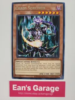 YuGiOh Chaos Sorcerer TOCH-EN028 Toon Chaos Rare - MN - Image 1
