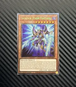 NM Yugioh Fantastical Dragon Phantazmay RA02-EN013 Quarter Century Secret Rare - Image 1