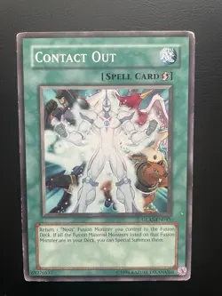 Yugioh Contact Out GLAS-EN045 Unlimited Edition Common HP - Image 1
