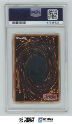 2007 Yu-Gi-Oh! 1st Edt Name Error E-Hero Chaos Neos Rainbow Dragon PSA 8 - Image 2