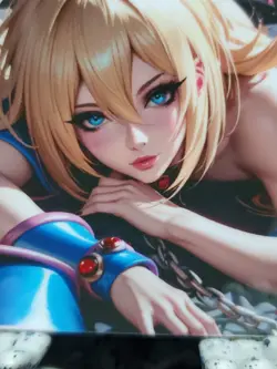 1/1 Only 1 Made Dark Magician Girl Yugioh Sexy Spicy Lonestar Customs Card - Image 3