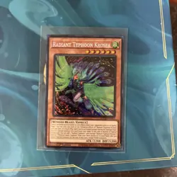 Yugioh! Radiant Typhoon Krosea Secret Rare DOOD-EN015 NM Free Shipping - Image 1