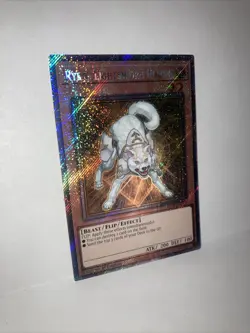 Yugioh Ryko, Lightsworn Hunter RA02-EN003 1st Edition Platinum Secret Rare NM - Image 1