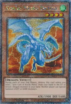 Yugioh! LP Koa'ki Meiru Drago - RA03-EN218 - Quarter Century Secret Rare - 1st E - Image 1