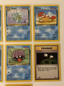 Vintage Pokemon Lot Of 7 Cards WOTC Fossil Set 1st Edition 1998 - NM/LP! - Image 3