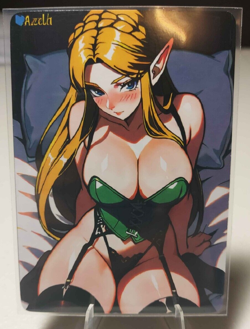 Zelda Full Art Goddess Story The Legend of Zelda Waifu Anime Trading Card - Image 1