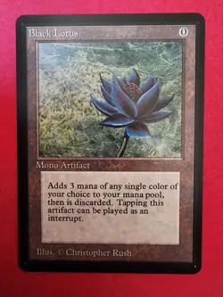 Black Lotus Excellent Proxy Black Border Ungraded Card - Image 1