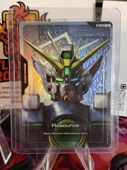 Gundam Card Game TCG Wing Gundam Zero C+ Resource GD01 R-004 Newtype Rising - Image 1