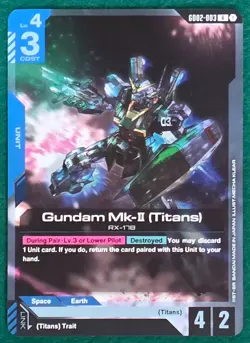 Gundam Mk-II (Titans) - Dual Impact GD02-003 - Gundam Card Game TCG Card - Image 1