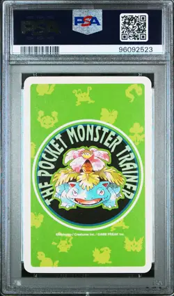 1996 POKEMON GREEN VERSION PLAYING CARDS 10 OF CLUBS #142 AERODACTYL PSA 10 - Image 2